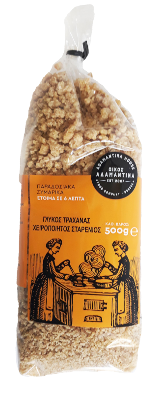 Σταρένιος γλυκός τραχανάς χειροποίητος