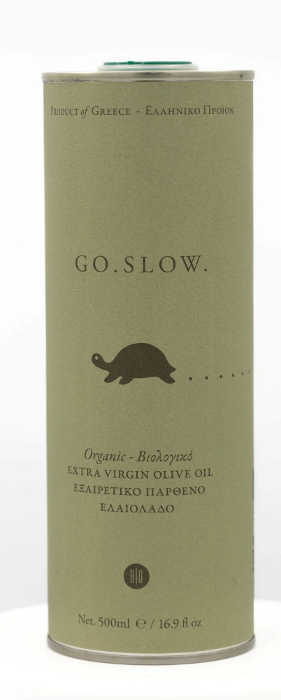 GO.SLOW. Βιολογικό Ελαιόλαδο Tin 500ml