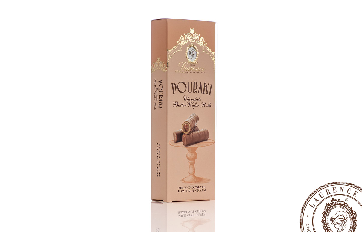 Pouraki butter wafer με πραλίνα φουντουκιού
