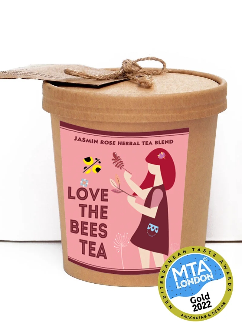 ΤΡΙΑΝΤΑΦΥΛΛΟ-ΓΙΑΣΕΜΙ-ΑΡΜΠΑΡΟΡΙΖΑ HERBAL TEA-Kraft Box